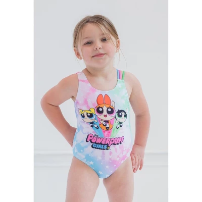 Powerpuff Girls Blossom Bubbles Buttercup One Piece Bathing Suit Little Kid To Big Kid 1 Powerpuff Girls Blossom Bubbles Buttercup One Piece Bathing Suit Little Kid To Big Kid