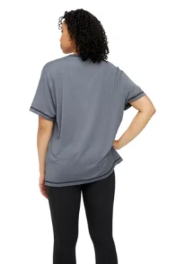 TomboyX Short Sleeve Active Tee, Scoop Neck, Lightweight, Size Inclusive(XS-6X)