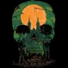 Boy's Design By Humans Skull Grave By Designpro44 T-Shirt