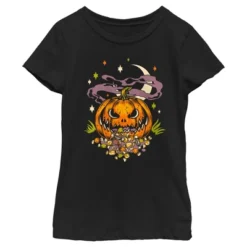 Girl's Lost Gods Halloween Jack-O'-Lantern Candy T-Shirt 5 Girl's Lost Gods Halloween Jack-O'-Lantern Candy T-Shirt -ActiveMode Sales Store GUEST cd99e2db b6e9 4b34 8c44 26ce7267e78b
