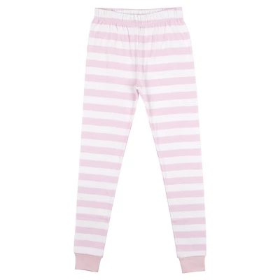 Bioworld Rainbow Dreams Youth Girls Pink & White Striped Long Sleeve Shirt & Sleep Pants Set 3 Bioworld Rainbow Dreams Youth Girls Pink & White Striped Long Sleeve Shirt & Sleep Pants Set - Image 3