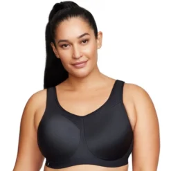 Glamorise Womens High Impact Wonderwire Sports Underwire Bra 9066 Black -ActiveMode Sales Store GUEST d09b2916 4aa4 4f12 8b30 6857271d1a08