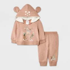 Baby Girls' 2pc Disney Bambi Top And Bottom Set - Light Brown -ActiveMode Sales Store GUEST d1fea80d 7fd2 49b3 b4ea 5d584aa38127
