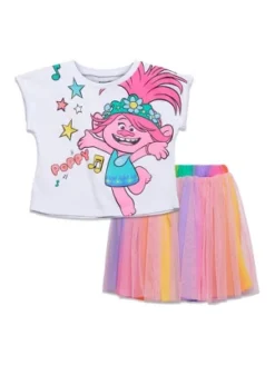 DreamWorks Trolls Poppy Girls T-Shirt And Mesh Skirt Little Kid To Big Kid -ActiveMode Sales Store GUEST d4ff8e94 eb4f 4459 bef9 5d7e2cb9162d