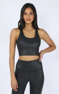 90 Degree By Reflex Womens Wonderlink Liquid Disco Foil Print Longline Racerback Warrior Bra -ActiveMode Sales Store GUEST d64d0058 c374 4868 9dcb 955b481481bf