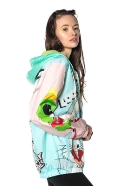 Members Only Women's Looney Tunes Colorblock Windbreaker Jacket -ActiveMode Sales Store GUEST d65760a6 4f04 4ab8 a4a6 355ad61d8626