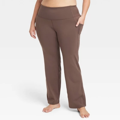 Women's Brushed Sculpt Pocket Straight Leg Pants 31.5" - All In Motion™ 6 Women's Brushed Sculpt Pocket Straight Leg Pants 31.5" - All In Motion™ - Image 6
