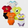 Baby 5pk Disney Pixar Short Sleeve Bodysuit