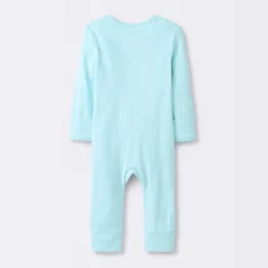 Baby Boys' 2pk Safari Animals Zip Romper - Cloud Islandā¢