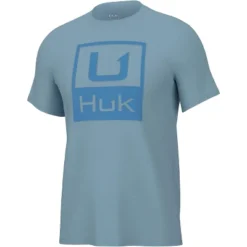 HUK Men's Short Sleeve Performance Shirt - Stacked Logo Tee -ActiveMode Sales Store GUEST da7b61e4 a78f 419c 893e 3b7c2c45750d