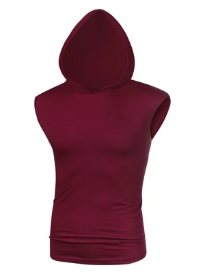 Lars Amadeus Men's Sleeveless Hoodies Vest T-Shirt Workout Gym Hooded Tank Tops 6 Lars Amadeus Men's Sleeveless Hoodies Vest T-Shirt Workout Gym Hooded Tank Tops - Image 6