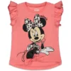 Disney Minnie Mouse Girls T-Shirt And Leggings Outfit Set Little Kid To Big Kid