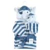Hudson Baby Infant Boy Plush Bathrobe And Toy Set, Pirate Elephant, One Size