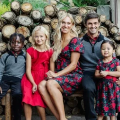 Hope & Henry Girls' Short Sleeve Ruffle Collar Party Dress With Bow, Infant -ActiveMode Sales Store GUEST dd6516c7 e039 4a79 b623 89f5384ec36f