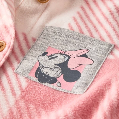 Baby Girls' Disney Minnie Mouse Solid Top And Bottom Set - Pink 4 Baby Girls' Disney Minnie Mouse Solid Top And Bottom Set - Pink - Image 4