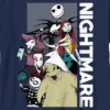 Boy's The Nightmare Before Christmas Halloween Group Shot T-Shirt