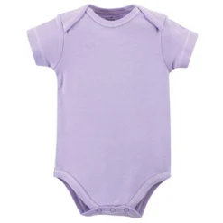 Touched By Nature Baby Girl Organic Cotton Bodysuits 5pk, Dragonfly
