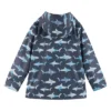 Andy & Evan Infant Baby Boys Navy Shark Raincoat