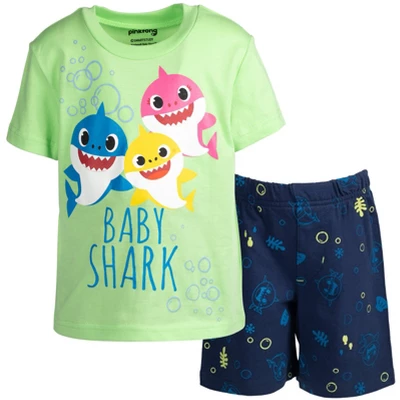 Pinkfong Baby Shark T-Shirt And Shorts Outfit Set Toddler 10 Pinkfong Baby Shark T-Shirt And Shorts Outfit Set Toddler - Image 10