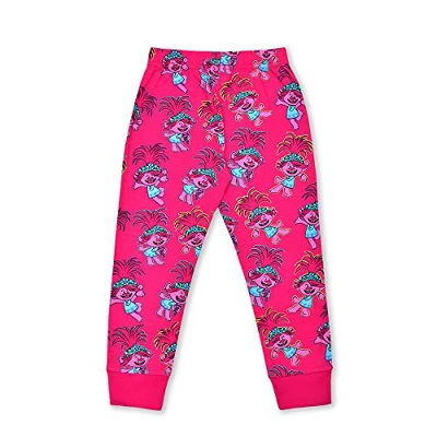 Universal Girl's Trolls Poppy Graphic Printed Long Sleeve Shirt And Jogger Pants Set For Kids 2 Universal Girl's Trolls Poppy Graphic Printed Long Sleeve Shirt And Jogger Pants Set For Kids - Image 2