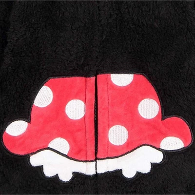 Disney Minnie Mouse Baby Girls Zip Up Fur Hoodie Newborn To Infant 1 Disney Minnie Mouse Baby Girls Zip Up Fur Hoodie Newborn To Infant