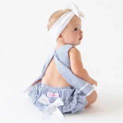 RuffleButts Girls Seersucker Ric Rac Swing Top And Bloomer Set 7 RuffleButts Girls Seersucker Ric Rac Swing Top And Bloomer Set -ActiveMode Sales Store GUEST e372b8da a82a 41e9 9e6f c3d7ee66f1a1