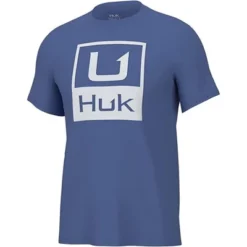 HUK Men's Short Sleeve Performance Shirt - Stacked Logo Tee -ActiveMode Sales Store GUEST e41b8c6b 90a6 465c aea2 a99be2543c64
