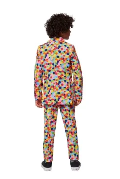 OppoSuits Printed Theme Party Boys Suits
