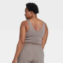 Women's Light Support V-Neck Cropped Sports Bra - All In Motion™ -ActiveMode Sales Store GUEST e4c0b303 4278 43a5 ab10 94c731553d29