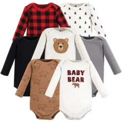 Hudson Baby Infant Boy Cotton Long-Sleeve Bodysuits, Brown Bear 7-Pack 29 Hudson Baby Infant Boy Cotton Long-Sleeve Bodysuits, Brown Bear 7-Pack -ActiveMode Sales Store GUEST e5b01b97 2587 4ad1 8a69 61050e813acb