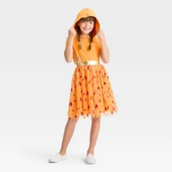 Girls' Pokemon Charmander Dress - Orange