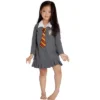 HARRY POTTER "Hermione Granger Gryffindor Halloween Toddler Costume Uniform Tie Pajama Gown