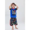 Marvel Avengers Iron Man Black Panther Thor Rash Guard And Swim Trunks Outfit Set Toddler