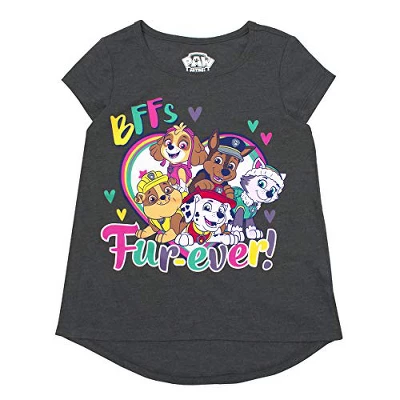 Nickelodeon Girl's 3-Pack Perfect Team Paw Patrol Short Sleeve Graphic Tee Assortment For Kids 3 Nickelodeon Girl's 3-Pack Perfect Team Paw Patrol Short Sleeve Graphic Tee Assortment For Kids - Image 3