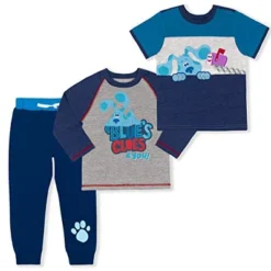 Nickelodeon Boy's 3-Pack Blue's Clues & You Long And Short Sleeve Graphic Tees And Jogger Pant Set For Toddlers -ActiveMode Sales Store GUEST ec213ca8 caaf 4cf9 a225 8b1c6d3385ef
