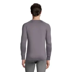 Lands' End Men's Stretch Thermaskin Long Underwear Crew Base Layer