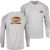 Flying Fisherman Redfish Skin Performance Long Sleeve T-Shirt - Aluminum