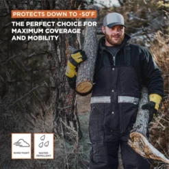 RefrigiWear Men's Iron-Tuff Enhanced Visibility Insulated High Bib Overalls With Reflective Tape 8 RefrigiWear Men's Iron-Tuff Enhanced Visibility Insulated High Bib Overalls With Reflective Tape -ActiveMode Sales Store GUEST ee977bc1 411a 4719 8a27 f06515743f52