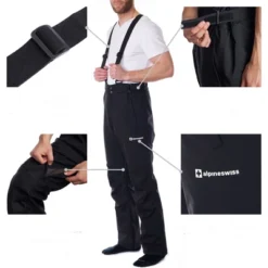 Alpine Swiss Mens Waterproof Snow Pants With Removable Suspenders Insulated Winter Snowboarding Ski Pants -ActiveMode Sales Store GUEST eecd52d7 b37f 4f69 ba05 bd0f2e971999