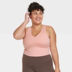 Women's Light Support V-Neck Cropped Sports Bra - All In Motion™ -ActiveMode Sales Store GUEST ef02088f a27d 42fe a900 7d1682dce6b2