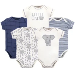Touched By Nature Baby Boy Organic Cotton Bodysuits 5pk, Elephant 11 Touched By Nature Baby Boy Organic Cotton Bodysuits 5pk, Elephant -ActiveMode Sales Store GUEST f0748667 e56b 4ff6 bd98 305241b4fc2c