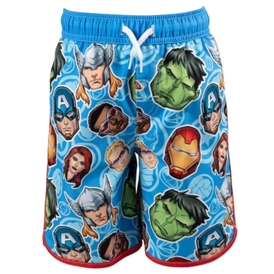 Marvel Avengers Black Panther Captain America Thor Iron Man Hulk Swim Trunks Bathing Suit Toddler To Big Kid 8 Marvel Avengers Black Panther Captain America Thor Iron Man Hulk Swim Trunks Bathing Suit Toddler To Big Kid - Image 8