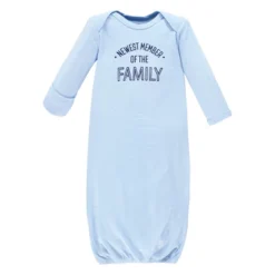 Hudson Baby Infant Boy Cotton Gowns, Newest Family Member -ActiveMode Sales Store GUEST f53750a3 d97c 428e 8109 28be6a363f16