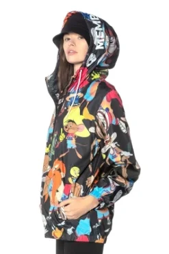 Members Only Women's Mash Print Windbreaker Jacket -ActiveMode Sales Store GUEST f748f1a8 94ea 4c6d 9ece fffda9584298