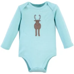 Hudson Baby Cotton Long-Sleeve Bodysuits 5pk, Gray Forest -ActiveMode Sales Store GUEST f78da282 14df 4f84 a39f b2fb3bc831d2