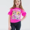L.O.L. Surprise! Neon QT Bon Bon Diva Queen Bee Touchdown Roller Sk8er T-Shirt And Leggings Outfit Set Toddler To Big Kid