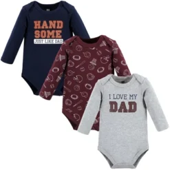 Hudson Baby Infant Boy Cotton Long-Sleeve Bodysuits, Love Dad -ActiveMode Sales Store GUEST f7cb869d c465 4108 a4fb c0f345e0ba56