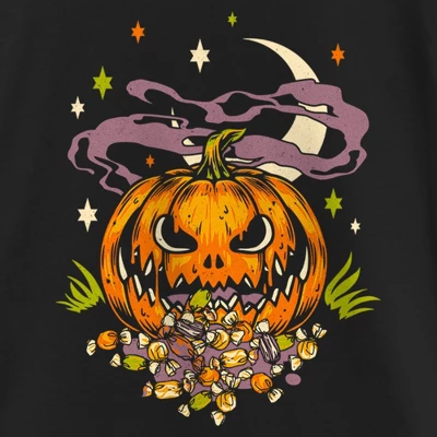 Girl's Lost Gods Halloween Jack-O'-Lantern Candy T-Shirt 1 Girl's Lost Gods Halloween Jack-O'-Lantern Candy T-Shirt