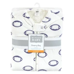 Hudson Baby Infant Boy Mink With Faux Shearling Inner Sleeping Bag, Sack, Blanket, Football