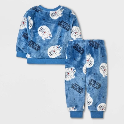 Baby Boys' Star Wars Jedi Woobie Fleece Top And Bottom Set - Blue 1 Baby Boys' Star Wars Jedi Woobie Fleece Top And Bottom Set - Blue